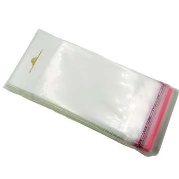 Torebka Foliowa Eurozawieszka+Tło 10,5x20cm 100szt