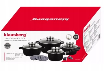 Набор гранитных горшков, набор мраморных горшков, мраморные горшки, индукционные.