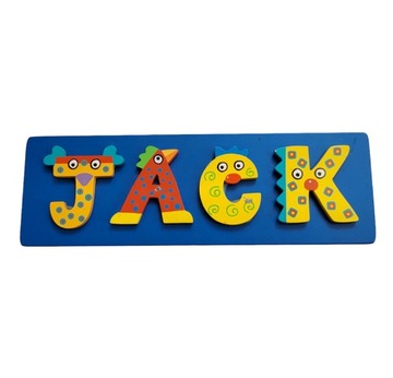 JACK plakietka decor sklejka kolorowa A583