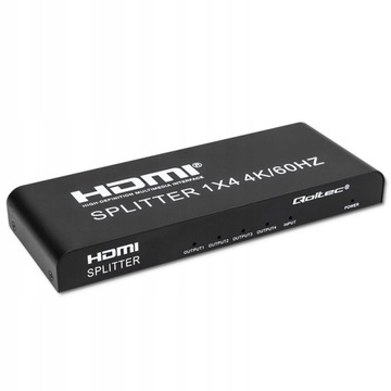 Разветвитель Qoltec Активный разветвитель 4 x HDMI 4K x 2K | 6 Гбит/с | 60 Гц