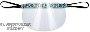 PÓŁ PRZYŁBICA MINI NA USTA NOS MASKA 7 wzorów