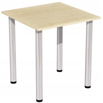 STÓŁ STOLIK DO SALONU KUCHNI POKOJU 70x70 RÓŻNE KOLORY NOGI CHROM SREBRNE