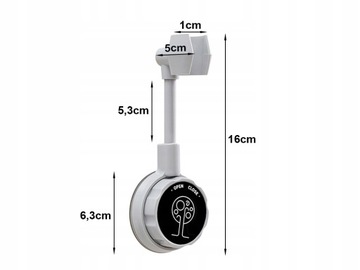 ДЕРЖАТЕЛЬ ПРИСОСКИ ДЛЯ ДУШЕВОГО РУЧКИ