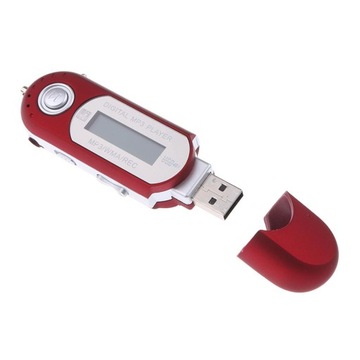 1 x odtwarzacz MP3 Video z eBook USB 4 FM MP4 Red