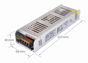 БЛОК ПИТАНИЯ СВЕТОДИОДНЫХ ЛЕНТ 250Вт 12В 20А IP20 SLIM