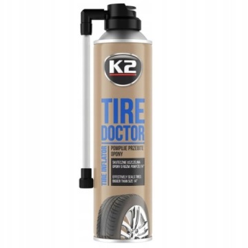 K2 Tire Doctor ЗАПАСНОЕ ШИНА 500 МЛ ДЛЯ КОЛЕС БОЛЕЕ 14 ФУТОВ