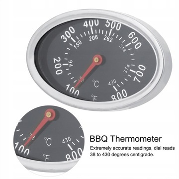 ГРИЛЬ ИЗ НЕРЖАВЕЮЩЕЙ СТАЛИ ГРИЛЬ ДЛЯ КОПИЛЬНИКА ТЕРМОМЕТР