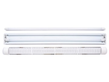 НАКЛАДНОЙ КРЕПЛЕНИЕ R2 2x120 + 2x LED LUBS 18Вт 6000К