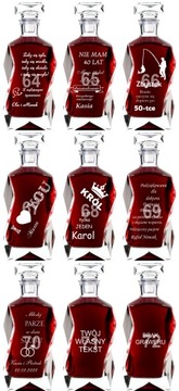 PREZENT 1-99 LAT URODZINY ROCZNICA ŚLUBU KARAFKA