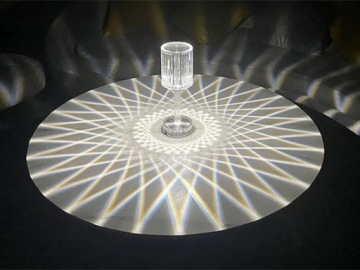 КРИСТАЛЛ СВЕТОДИОДНАЯ НАСТОЛЬНАЯ ЛАМПА RGB ПУЛЬТ ДУ USB