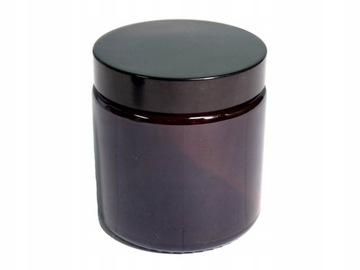Słoik brązowy pojemnik szklany słój do świec 120ml