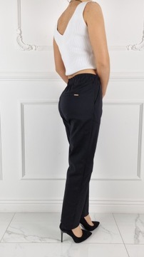 ЭЛЕГАНТНЫЕ ЖЕНСКИЕ БРЮКИ НА ЭЛАСТИКЕ 7/8 больших размеров