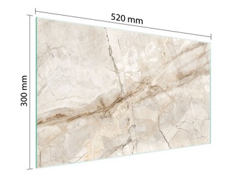 SZKLANA DESKA DO KROJENIA 52x30 MARMUR SZYBA HARTOWANA