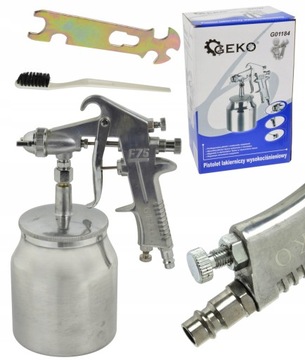 F75S ПИСТОЛЕТ-РАСПЫЛИТЕЛЬ ВЫСОКОГО ДАВЛЕНИЯ, 750 МЛ/НИЖНИЙ БАК