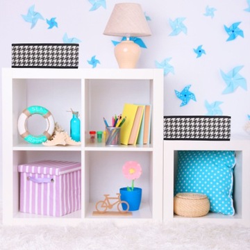 WARDROBE ORGANIZER текстильный контейнер для нижнего белья, комплект x2, корзина-коробка