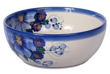 CERAMICZNA MISKA 18 cm CERAMIKA STYL BOLESŁAWIEC