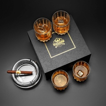 Szklanki do whisky 260ml 4 sztuki KANARS