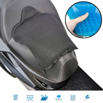 ГЕЛЕВАЯ ПОДУШКА СИДЕНЬЯ ДЛЯ МОТОЦИКЛА ТОЛСТЫЙ ЧЕХОЛ ДЛЯ МОТОЦИКЛА