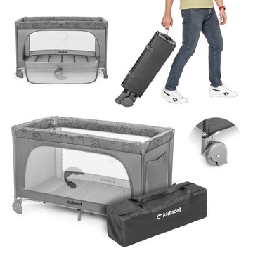 ŁÓŻECZKO TURYSTYCZNE DZIECIĘCE KOJEC TORBA TRANSPORTOWA SKŁADANE GROTTA