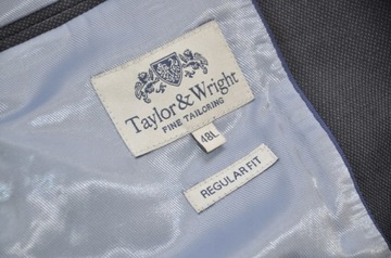 TAYLOR & WRIGHT marynarka męska elegancka slim rozmiar 42