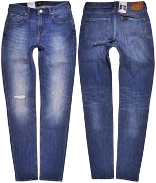 LEE spodnie SLIM tapered blue ARVIN W30 L34