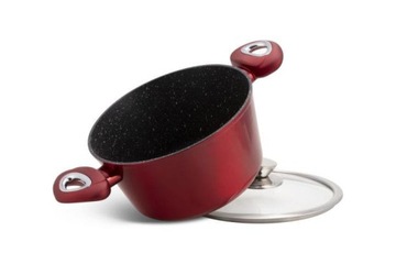 Набор кастрюль, ручки ненагревающиеся, кастрюли с мраморным покрытием, набор