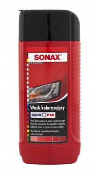 SONAX WOSK NANO KOLORYZUJĄCY DO LAKIERU CZERWONY