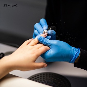 001 Твердосплавный нож для снятия гвоздей Semilac + НАПИЛКА SEOL