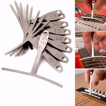 Srebrny styl Gítar Bas Metal Under String Radíus G