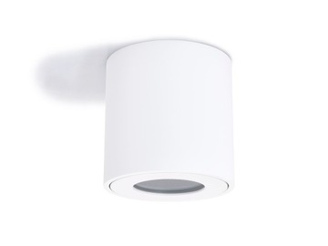 OPRAWA HALOGENOWA LED CUBO AQUA OKRĄGŁA NATYNKOWA IP54 BIAŁA