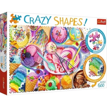 PUZZLE 600 CRAZY SHAPES SŁODKIE MARZENIE TREFL