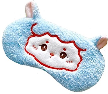 OPASKA NA OCZY MASKA DO SPANIA SNU RELAKSU owca OWIECZKA OLDMAN PLUSZOWA