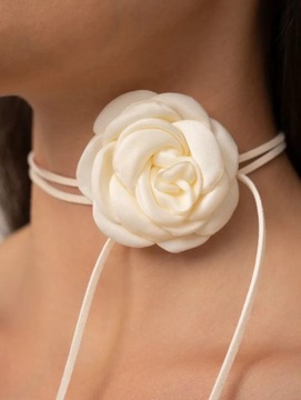 ЧОКЕР-ОЖЕРЕЛЬЕ ATLANET РОЗА КРЕМОВОЕ МАЛЕНЬКОЕ, элегантное