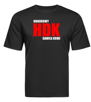Koszulka HONOROWY DAWCA KRWI rozmiar XL