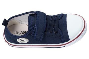 ДЕТСКИЕ КРОССОВКИ НА КОЖАНОЙ СТЕЛКЕ AMERICAN CLUB NV НА ЗАВИСКЕ R 29