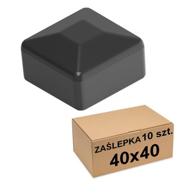 (10 sztuk) NASADKA DASZEK ZAŚLEPKA NA SŁUPEK 40x40
