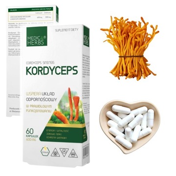 Medica Herbs Kordyceps 60kaps Cordyceps Odporność