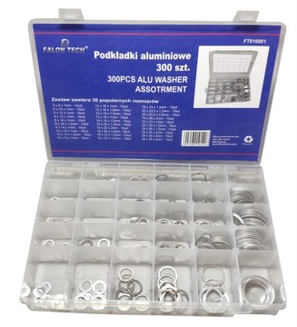 PODKŁADKI ALUMINIOWE ZESTAW PODKŁADEK ALU 300 EL