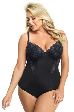 Gorsenia 184 Livia Body wyszczuplające czarny 85C