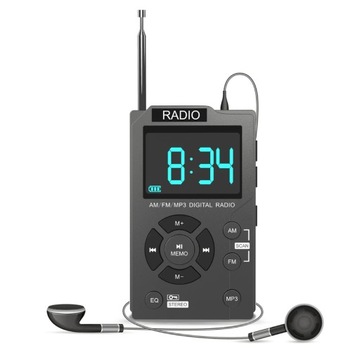 Multifunctional Portable Radio Type-C interface gray