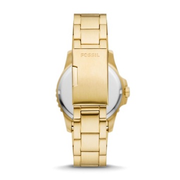 Zegarek męski Fossil Blue - złoto i zieleń FS6030
