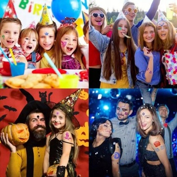НАБОР TATTOO STUDIO БЛЕСКОВЫХ МОЮЩИХСЯ ТАТУ ДЛЯ ДЕВОЧКИ И МАЛЬЧИКА