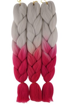 СИНТЕТИЧЕСКИЕ ВОЛОСЫ ЦВЕТНЫЕ ОМБРЕ БРИДЖИ 2-42Z