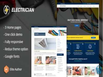 Szablon Electrician - Electrical Repair Service WP