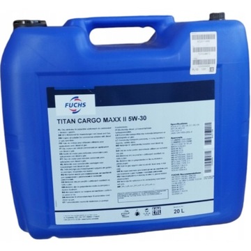 FUCHS Olej Titan Cargo MAXX II 5W30 20L