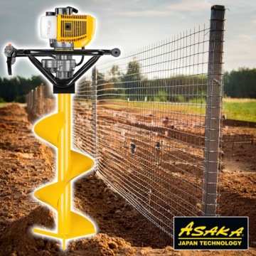 SOIL DRILL RIG бензиновый шнек 3 DRILLS удлинитель амортизатора КОМПЛЕКТ