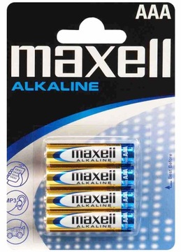 4 x BATERIA ALKALICZNA MAXELL LR3 MN2400 PALUSZEK