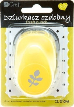DZIURKACZ OZDOBNY 2,5 CM JCDZ-110-186 DP CRAFT GAŁ