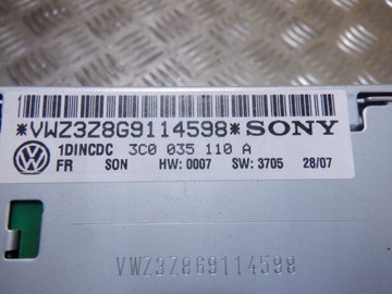 CD-ЧЕЙНДЖЕР VW PASSAT 3C0035110A