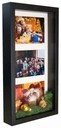 Рамка-галерея на 3 фотографии 10х15 черная BOX 3D